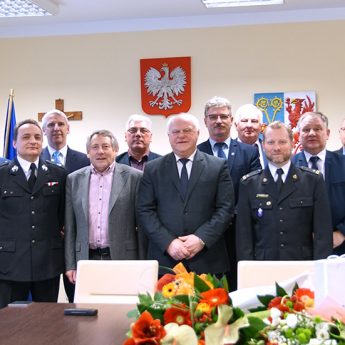 Samorządowcy pożegnali Komendanta Tomasza Weremczuka [Zdjęcia]
