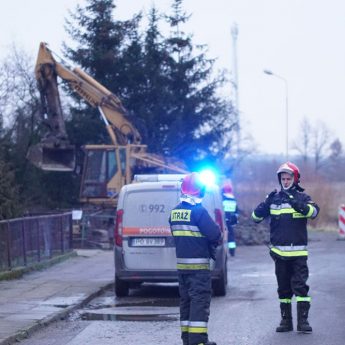 Koparka przerwała rurę z gazem! Mieszkańcy bloków ewakuowani!