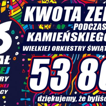 Rekord nie padł. Organizatorzy podsumowują 26. Finał WOŚP w Kamieniu Pomorskim Rekord nie padł. Organizatorzy podsumowują 26. Finał WOŚP w Kamieniu Pomorskim