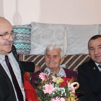 Wójt odwiedził najstarszą mieszkankę gminy Wójt odwiedził najstarszą mieszkankę gminy