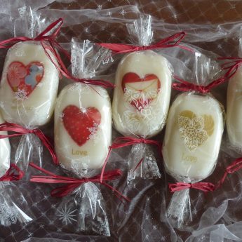 mydełka walentynkowe