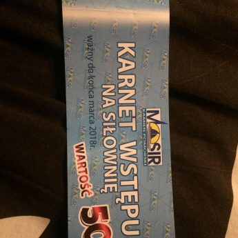 Sprzedam karnet za 40 zł