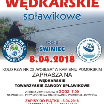 Zawody spławikowe na rzece Świniec Zawody spławikowe na rzece Świniec