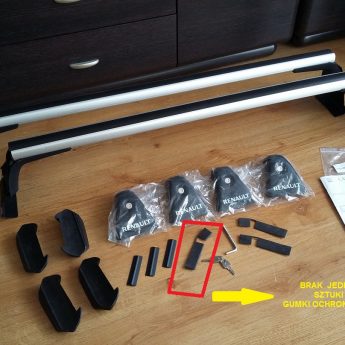 Sprzedam poprzeczki dachowe Renault CAPTUR Sprzedam poprzeczki dachowe Renault CAPTUR