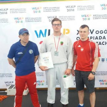 Łukasz Augustajtys Wicemistrzem Polski Juniorów Młodszych w Zapasach