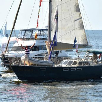 Sputnik przycumował do Mariny Kamień Pomorski. Mateusz Stodulski wrócił do domu [Zdjęcia, Film]