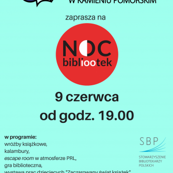 Noc Bibliotek w Kamieniu Pomorskim Noc Bibliotek w Kamieniu Pomorskim
