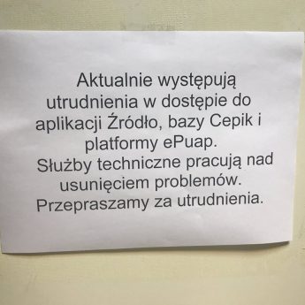 Wielka awaria systemów informatycznych. Nie działa CEPiK, ePUAP i inne kluczowe serwisy