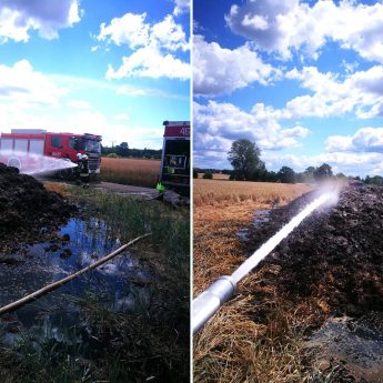 W Baczysławiu zapalił się obornik. Gasiło go sześć zastępów straży W Baczysławiu zapalił się obornik. Gasiło go sześć zastępów straży
