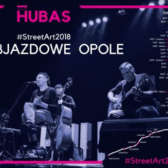 Projekt HUBAS rusza w trasę koncertową Objazdowe Opole #StreetArt2018