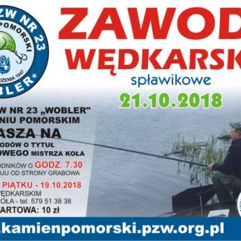 Zapraszamy na II turę zawodów wędkarskich Zapraszamy na II turę zawodów wędkarskich