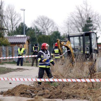 Przerwany gazociąg we Wrzosowie! Strażacy ewakuowali mieszkańców! Przerwany gazociąg we Wrzosowie! Strażacy ewakuowali mieszkańców!