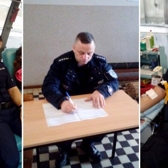 Policjanci honorowo oddali krew Policjanci honorowo oddali krew