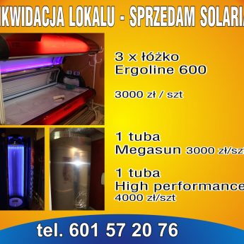 Sprzedam solaria