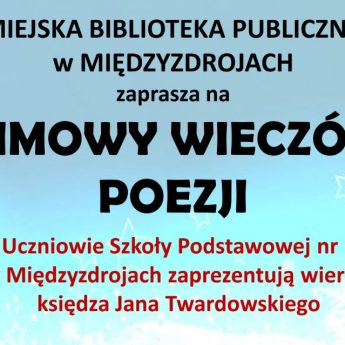 Zimowy wieczór poezji