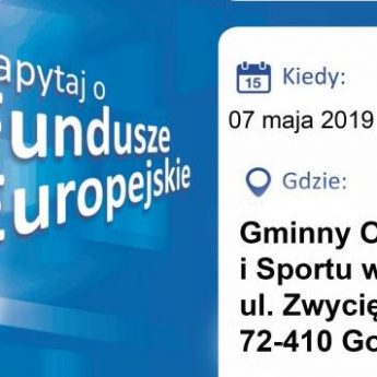 O dotacjach w Golczewie - przyjdź na spotkanie! O dotacjach w Golczewie - przyjdź na spotkanie!