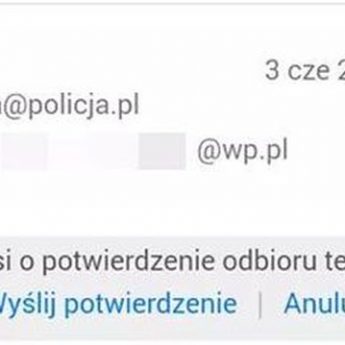 Policja ostrzega! Uważaj na fałszywe wiadomości Policja ostrzega! Uważaj na fałszywe wiadomości