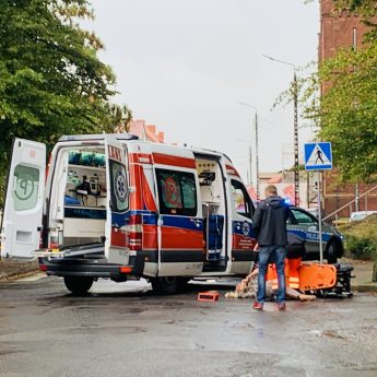 Potrącenie na pasach w Kamieniu Pomorskim Potrącenie na pasach w Kamieniu Pomorskim