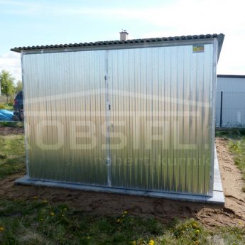 GARAŻ BLASZANY 3X5 KONSTRUKCJA OCYNK SZYBKIE TERMINY