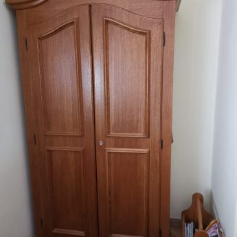 Szafa dębowa dwudrzwiowa garderoba