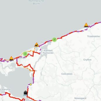 Nowa mapa rowerowa Pomorza Zachodniego. Coraz więcej linii ciągłych