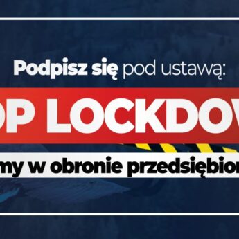 "Stop Lockdown" - konfederacja będzie zbierać podpisy w Powiecie Kamieńskim