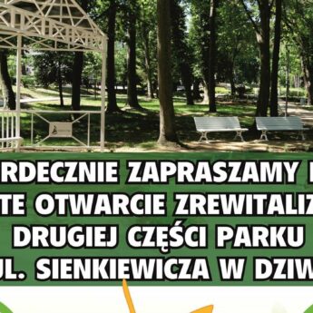 Przyjdź na otwarcie parku i zapisz się na szczepienie! Przyjdź na otwarcie parku i zapisz się na szczepienie!