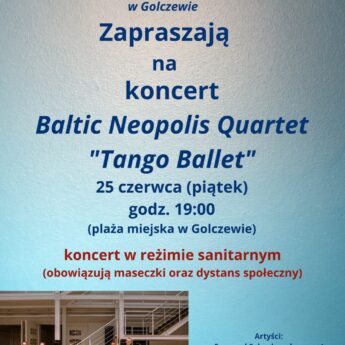 Baltic Neopolis Quartet na golczewskiej plaży Baltic Neopolis Quartet na golczewskiej plaży