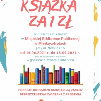 Letni kiermasz "Książka za złotówkę"