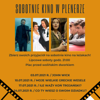 Sobotnie Kino w Plenerze ponownie w Wolinie