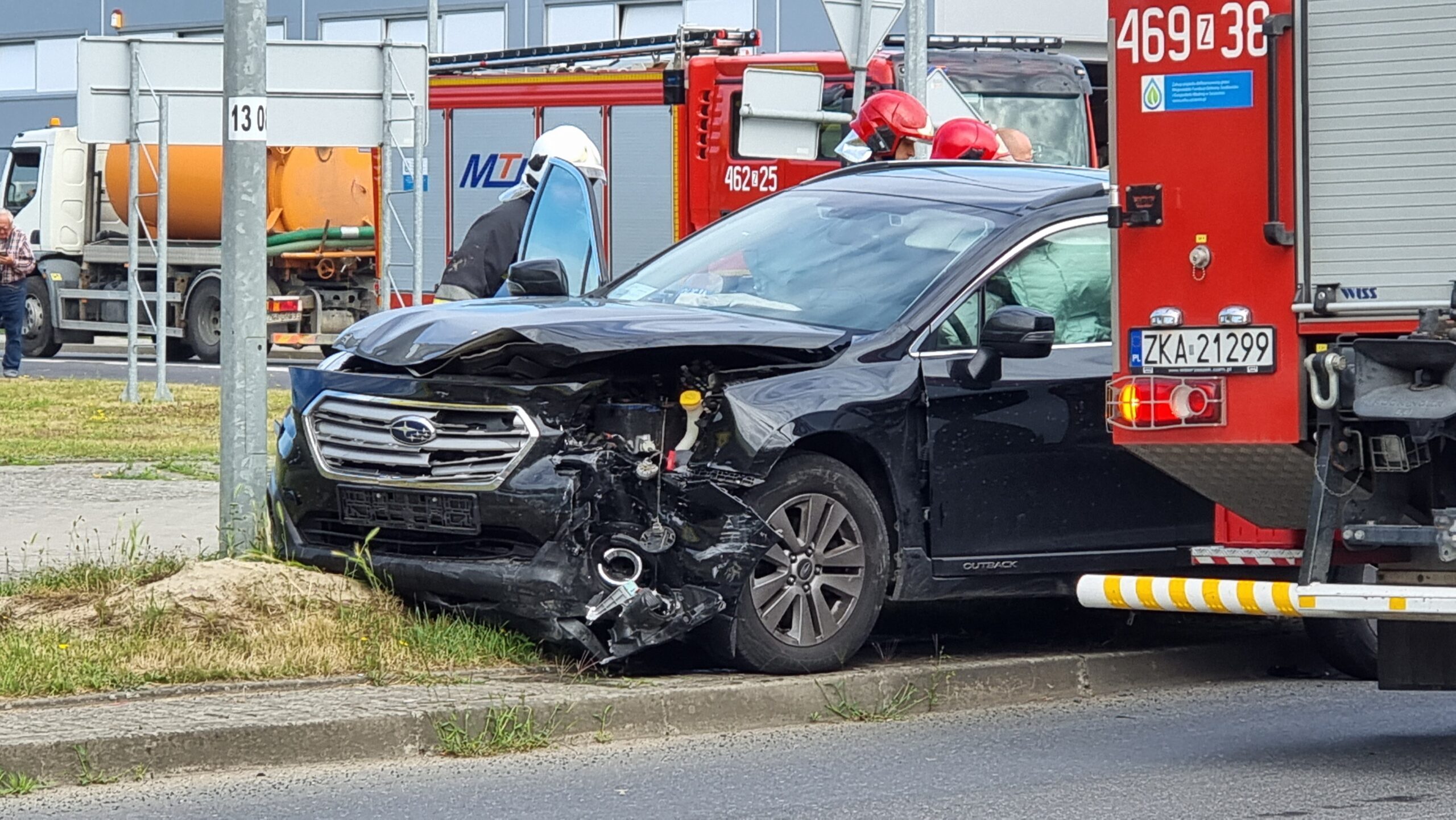 Wypadek w Wolinie. Trzy osoby poszkodowane Kamienskie.info