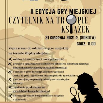 II Edycja gry miejskiej „Czytelnik na tropie książek”