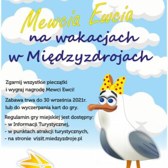 Zwiedzaj i graj z „Mewcią Ewcią na wakacjach w Międzyzdrojach”