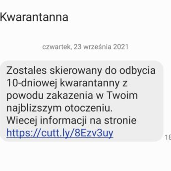 Dostaliście informacje o kwarantannie? Nie klikajcie w ten link! Dostaliście informacje o kwarantannie? Nie klikajcie w ten link!