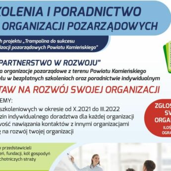 Szkolenia dla organizacji pozarządowych Lokalnej Grupy Działania „Partnerstwo w rozwoju”