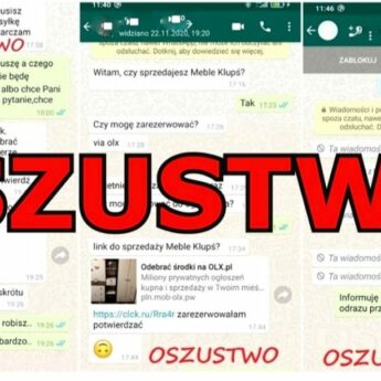 Policjanci ostrzegają przed próbą oszustwa na OLX Policjanci ostrzegają przed próbą oszustwa na OLX