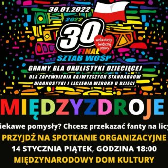 Sztab WOŚP w Międzyzdrojach zaprasza na spotkanie!