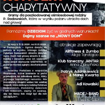 Koncert charytatywny na odbudowę domu Państwa Radowskich