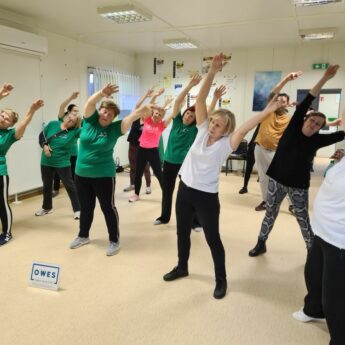 Warsztaty fitness w siedzibie KGW Zastań