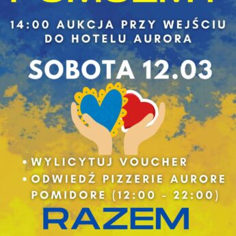 Pomóżmy Ukrainie wraz z Aurorą!