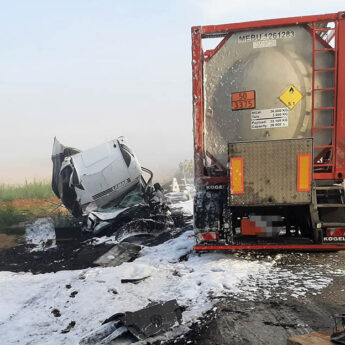 Tragedia pod Dargobądzem, jedna osoba nie żyje! Kierowca cysterny z amoniakiem był pijany! Tragedia pod Dargobądzem, jedna osoba nie żyje! Kierowca cysterny z amoniakiem był pijany!