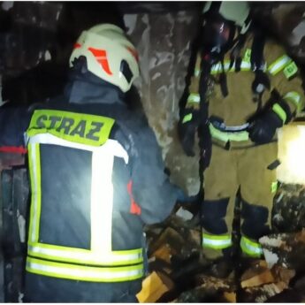 Pożar kotłowni w Gostyniu. Interweniowaly trzy zastępy straży