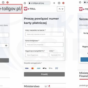 Kierowcy uważajcie na fałszywą stroną e-TOLL! Kierowcy uważajcie na fałszywą stroną e-TOLL!