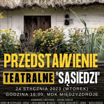 Klub Senior + z Międzyzdrojów zaprasza na przedstawienie teatralne