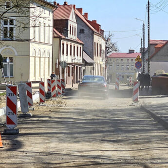 Zamknięcie ulicy Tadeusza Kościuszki w Kamieniu Pomorskim