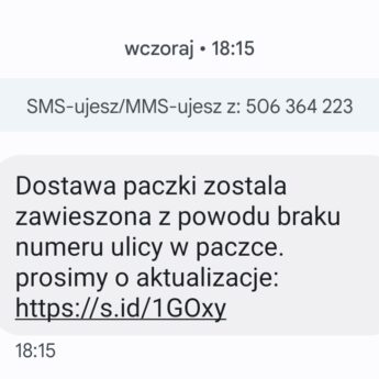 Uważajcie na oszustwo "na Pocztę Polską"!