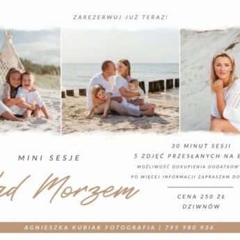 Sesja zdjęciowa na plaży | sesja rodzinna Sesja zdjęciowa na plaży | sesja rodzinna