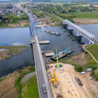 Rusza kolejny etap prac przy budowie mostu w Wolinie
