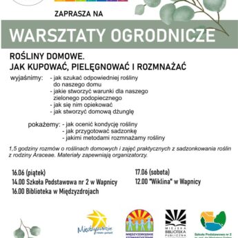 Warsztaty ogrodnicze w Wapnicy