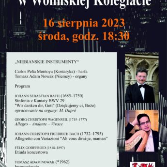 "Niebiańskie instrumenty" - koncert w wolińskiej kolegiacie